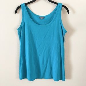 Lilla P Blue Tank Top L